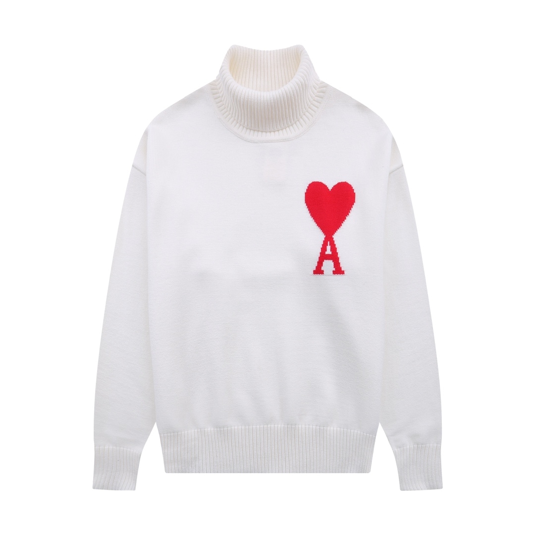 Ami De Coeur Virgin Wool Turtleneck Jumper - 
