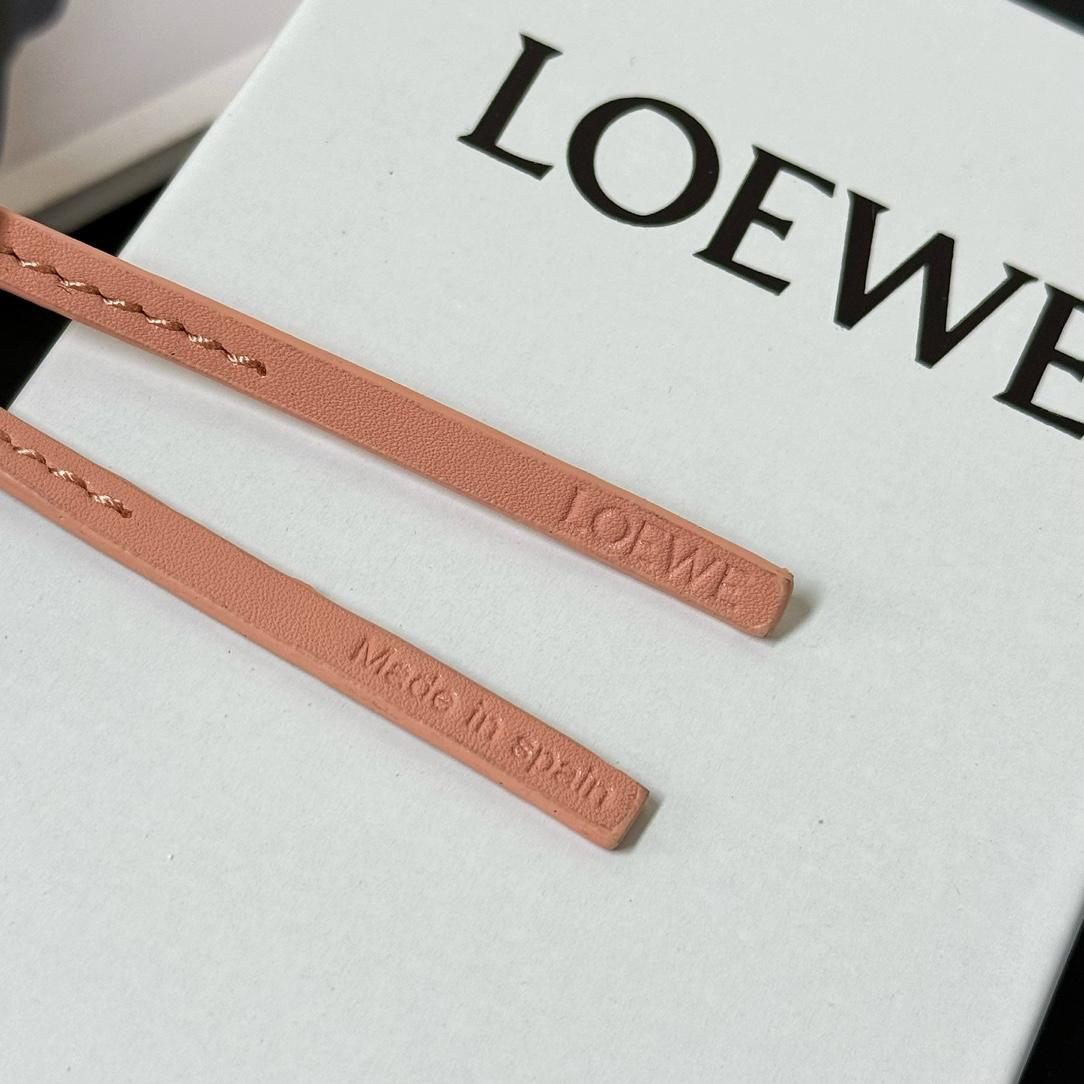 Loewe Pig Charm In Felt - 