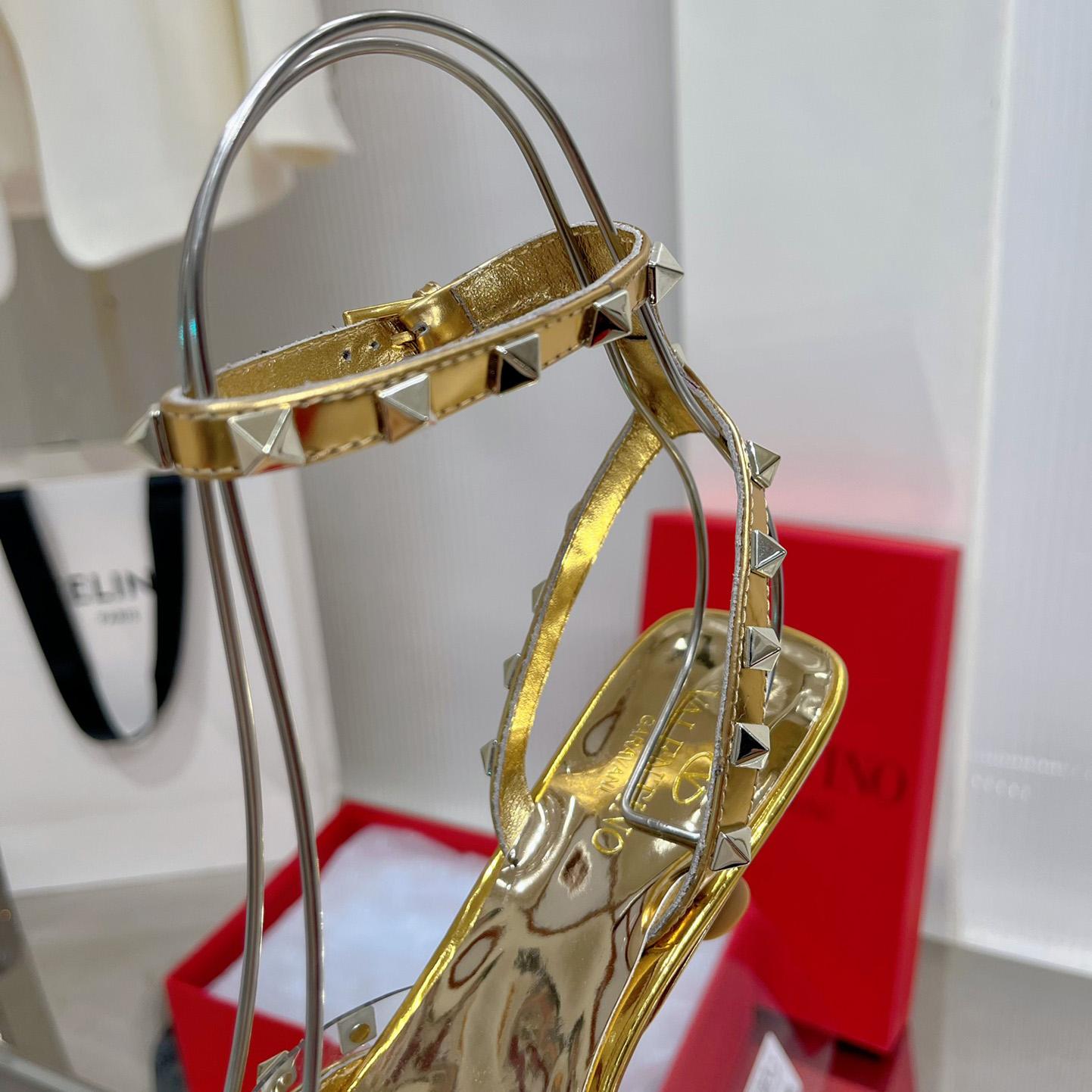 Valenti Garavani Rockstud Couture 58mm Mirrored Pumps - 
