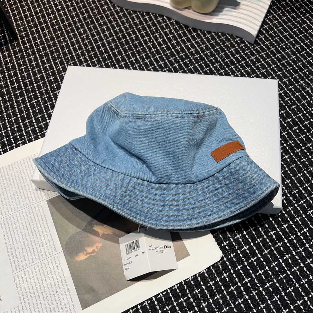 Dior Denim Bucket Hat - 