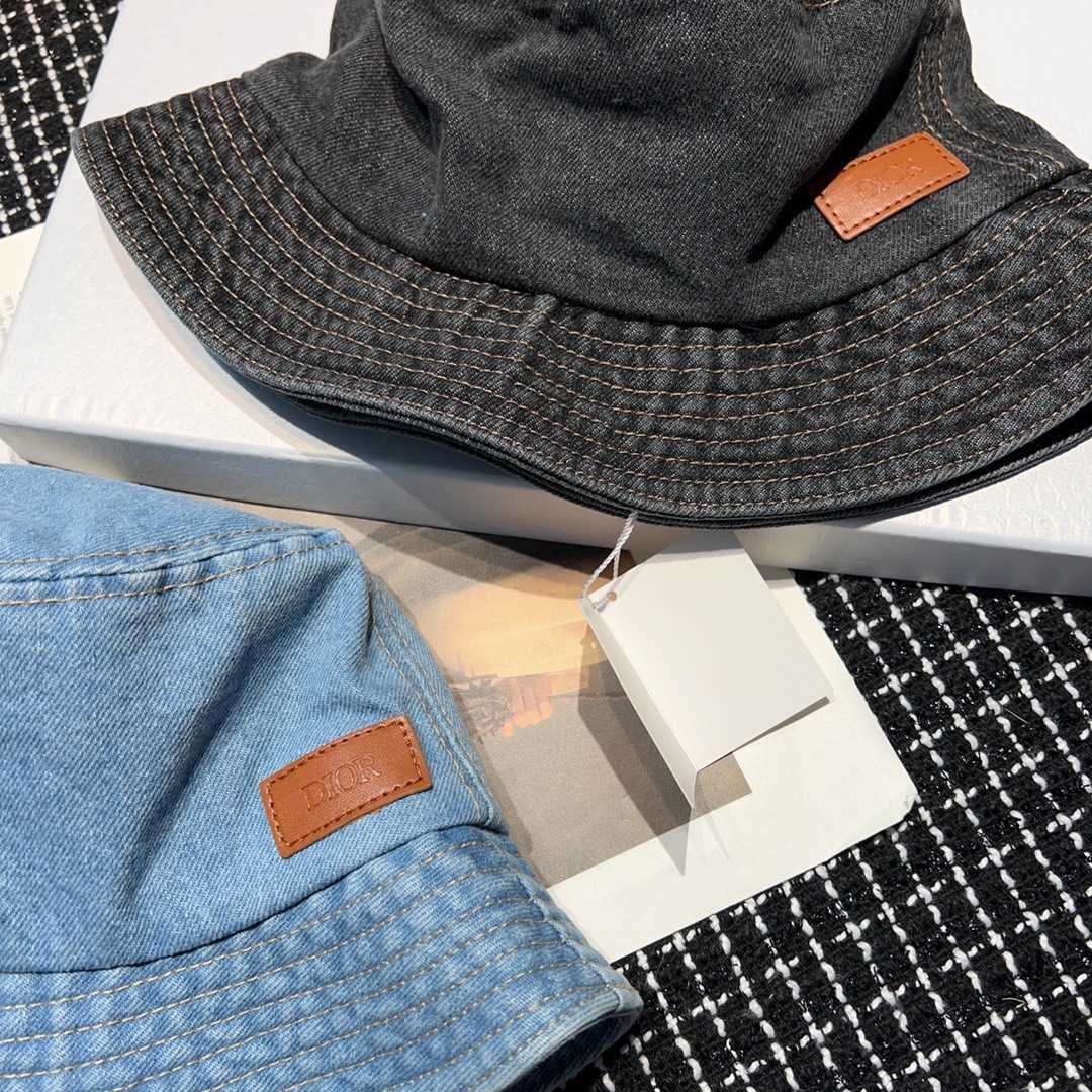 Dior Denim Bucket Hat - 