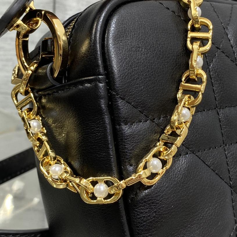 Dior Small Dior Caro Top Handle Camera Bag - 