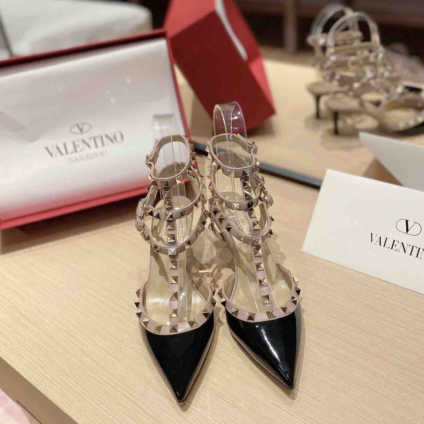 Valenti Garavani Rockstud 65mm Caged Pumps - 