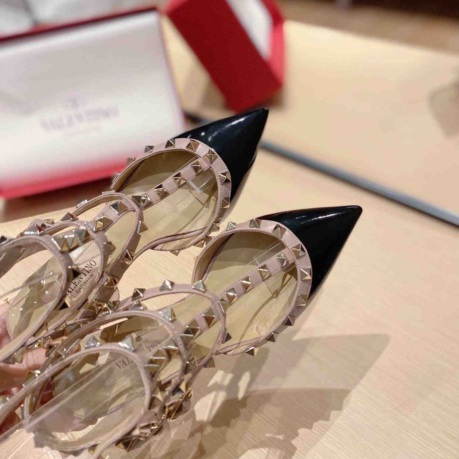 Valenti Garavani Rockstud 65mm Caged Pumps - 