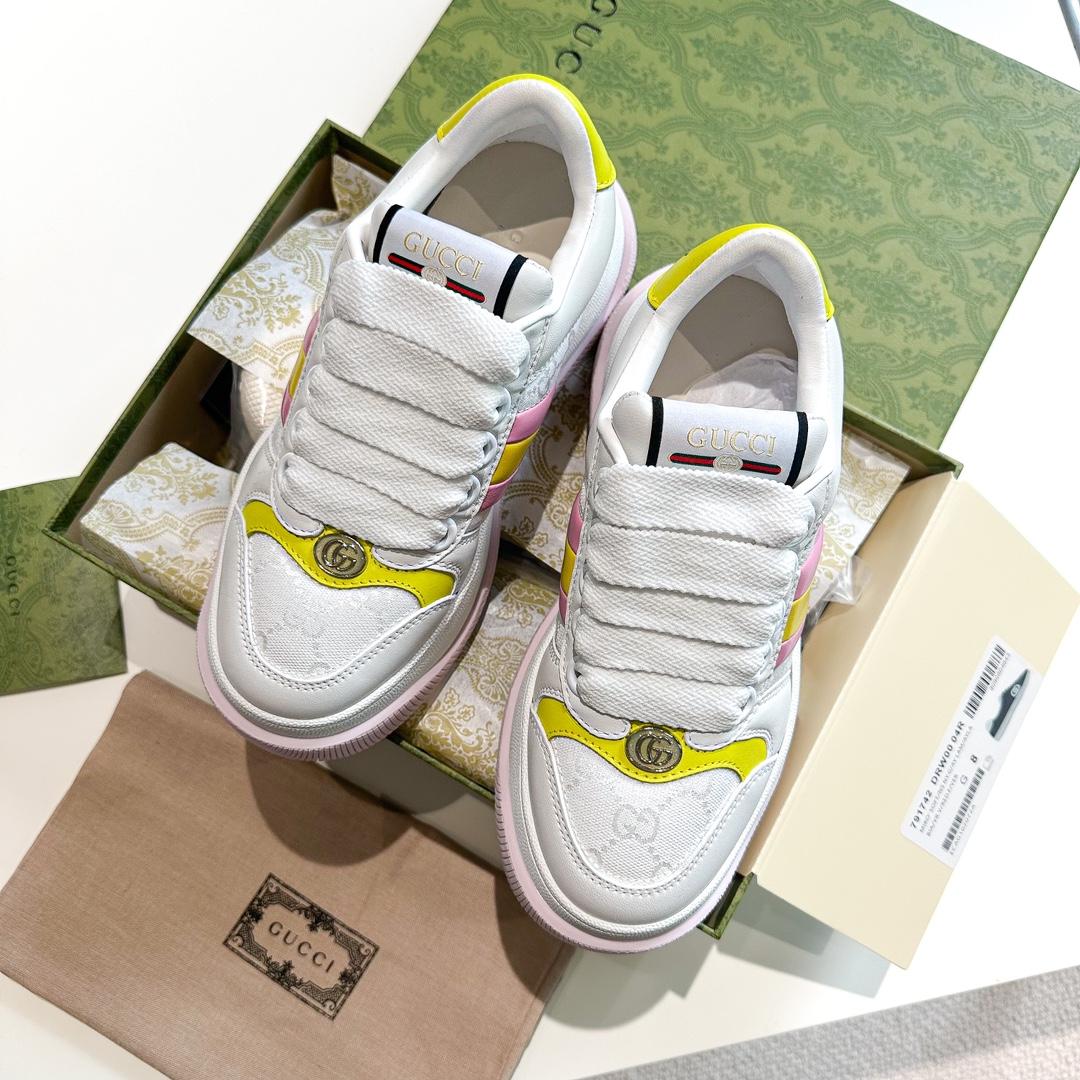 Gucci Screener Trainer With Web - DesignerGu