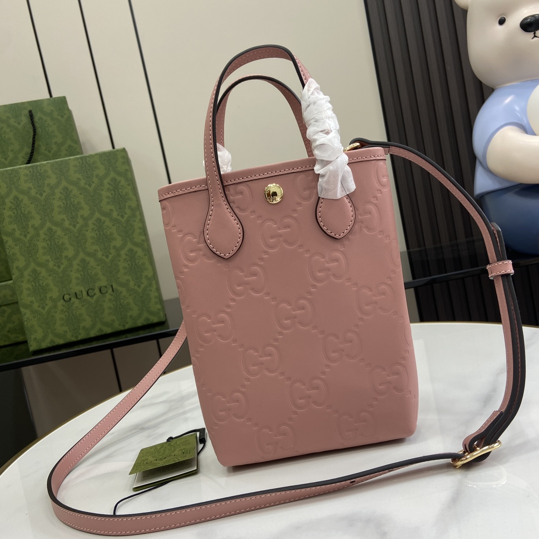 Gucci GG Super Mini Bag With Strap - 
