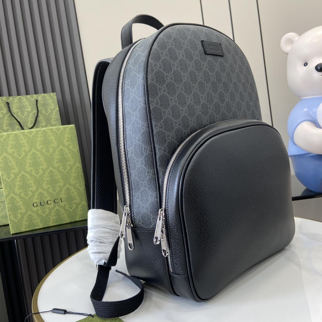 Gucci Medium GG Backpack With Tag - 