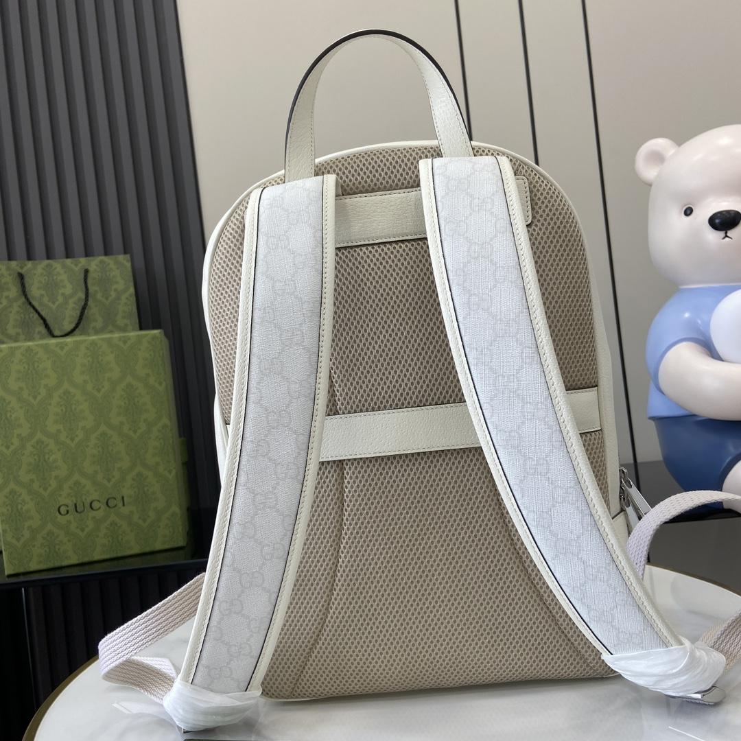 Gucci Medium GG Backpack With Tag - 