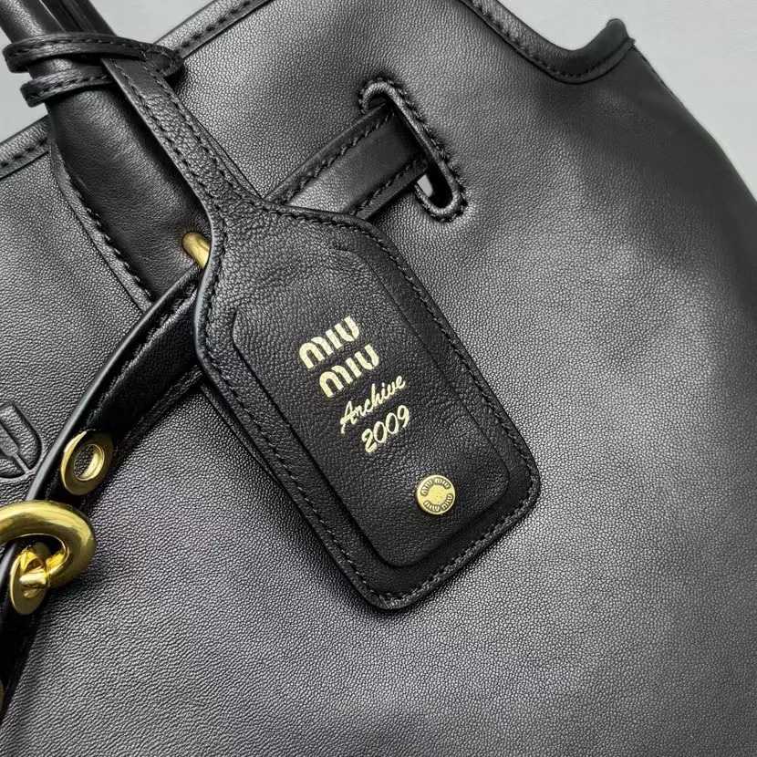 Miu Miu Aventure Nappa Leather Bag - 