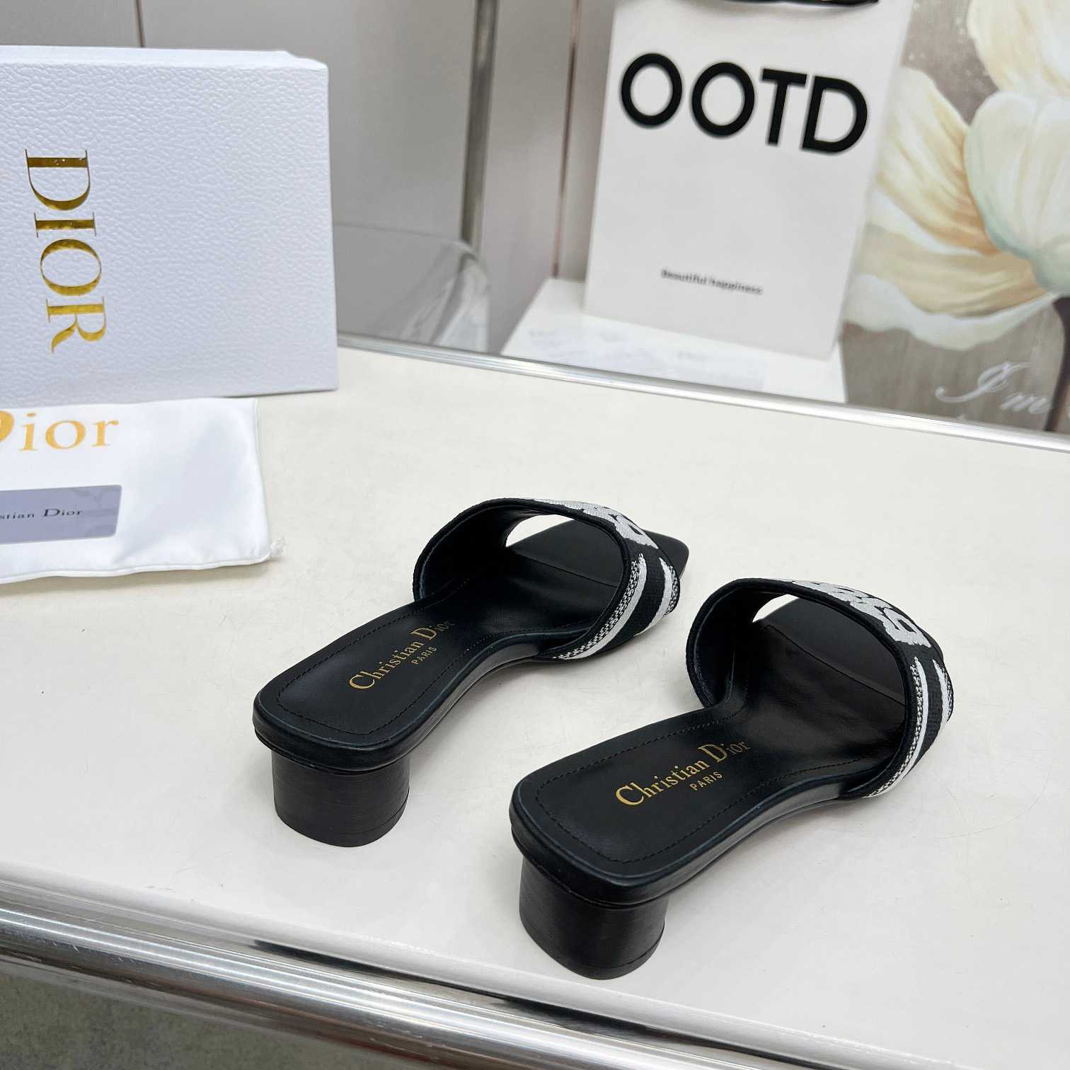 Dior Dway Heeled Slide - 