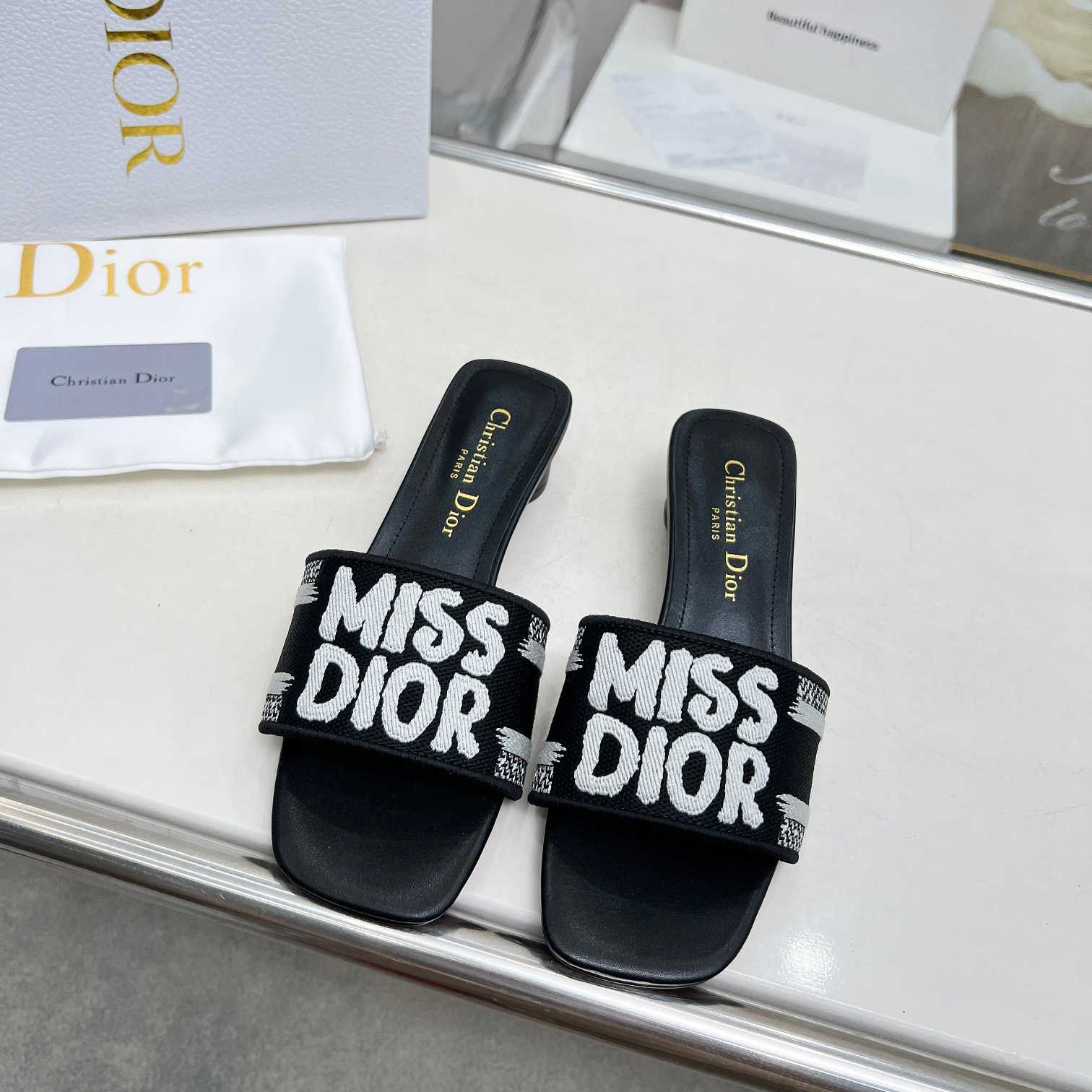 Dior Dway Heeled Slide - 