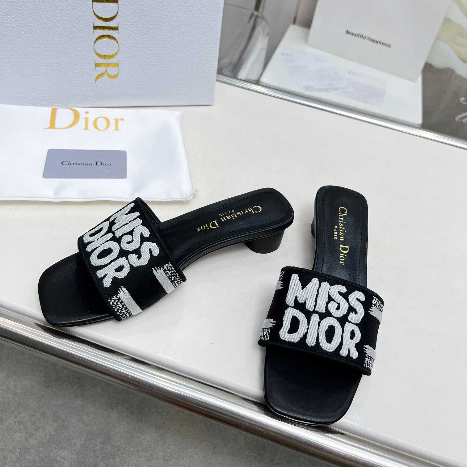 Dior Dway Heeled Slide - 
