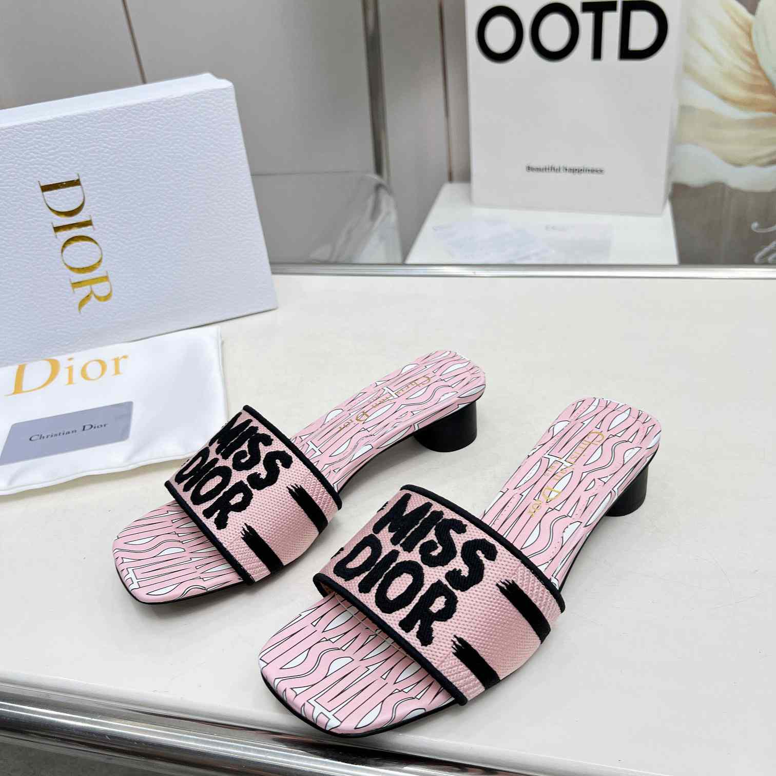 Dior Dway Heeled Slide - 