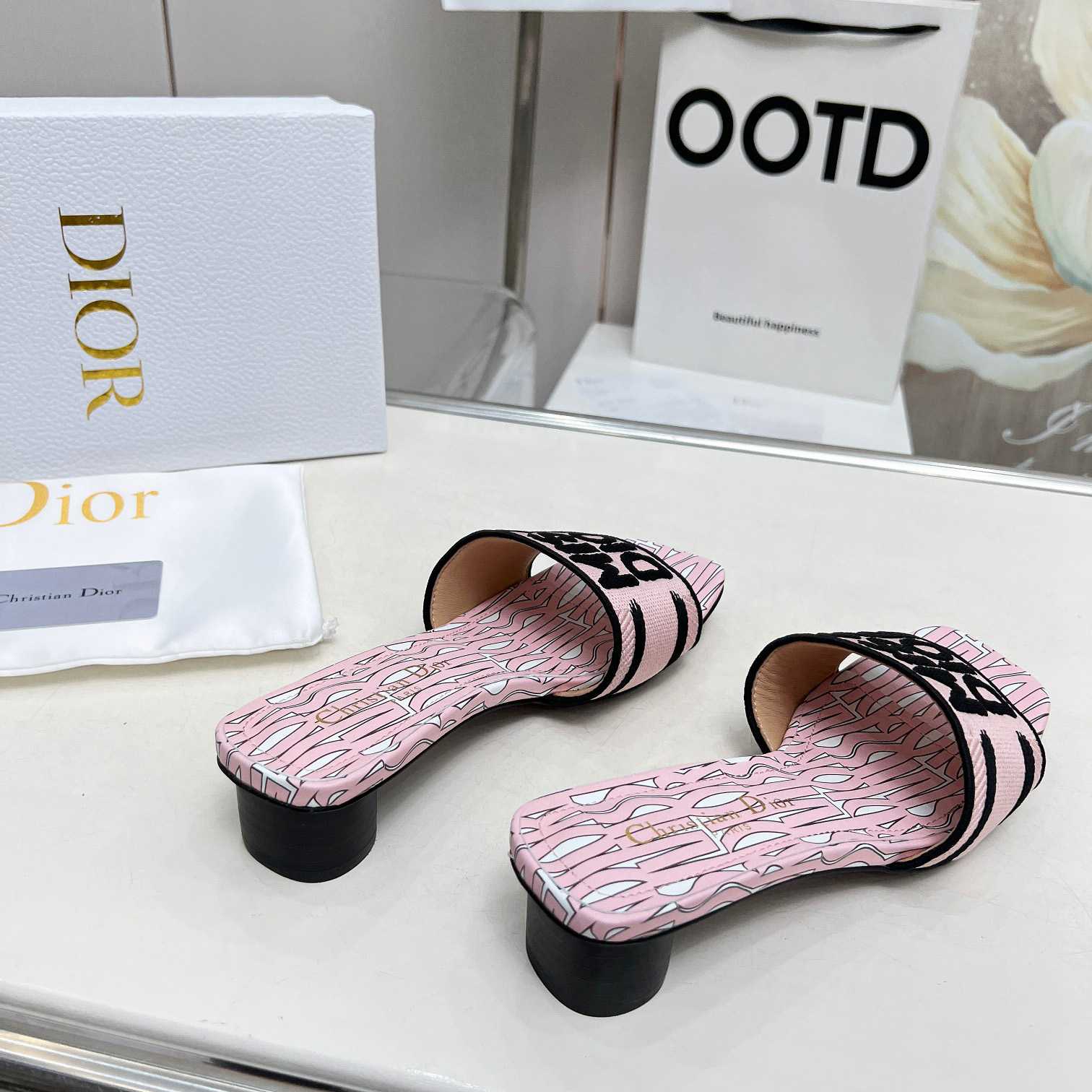 Dior Dway Heeled Slide - 