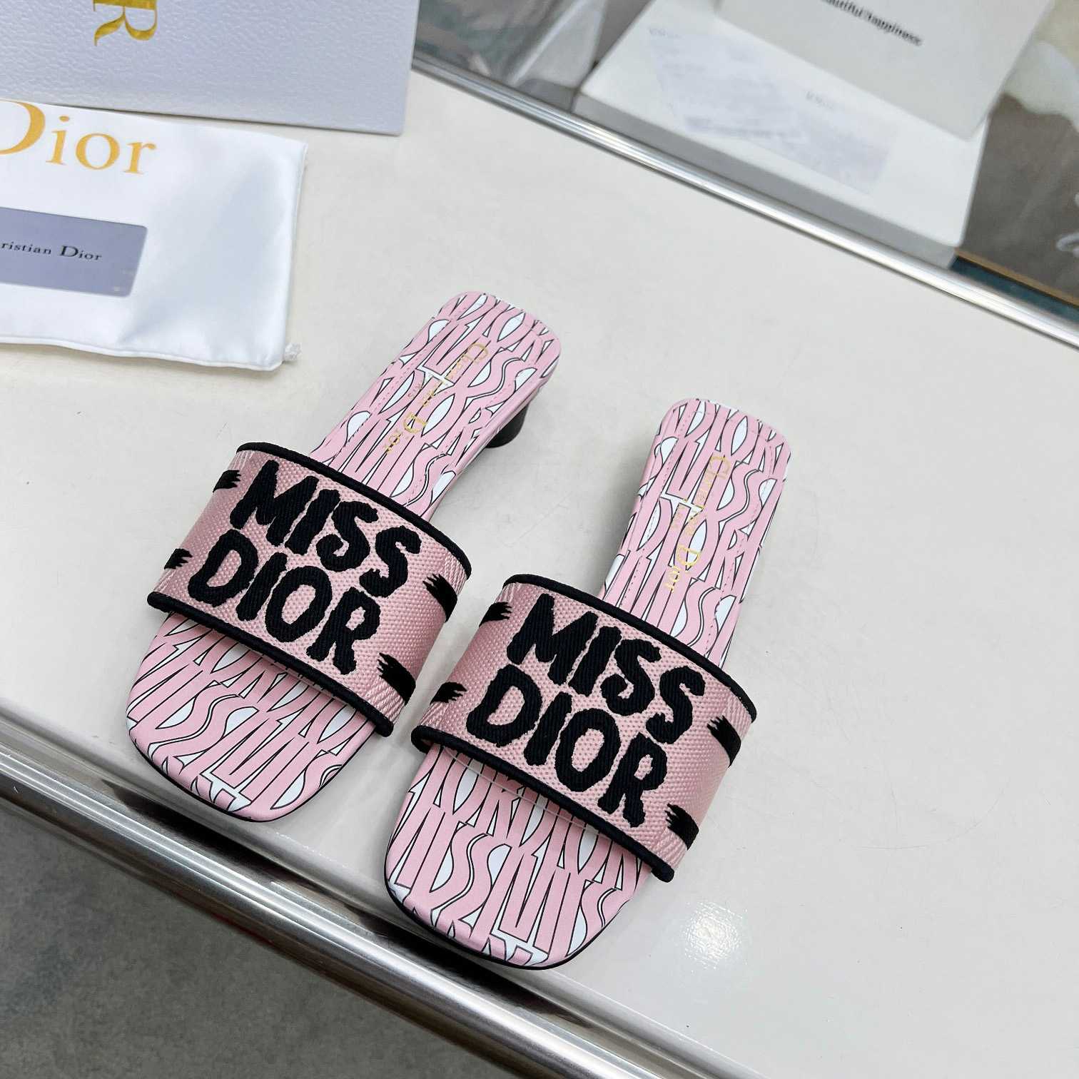 Dior Dway Heeled Slide - 