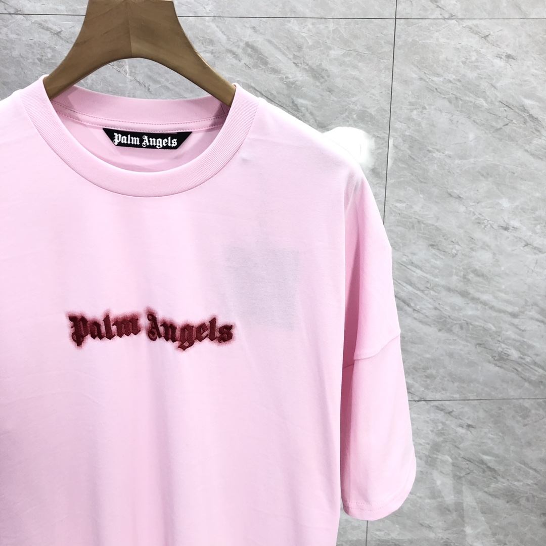 Palm Angels Neon Logo T-Shirt  - 