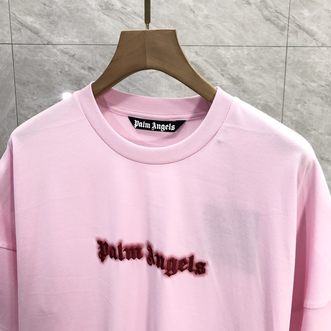 Palm Angels Neon Logo T-Shirt  - 