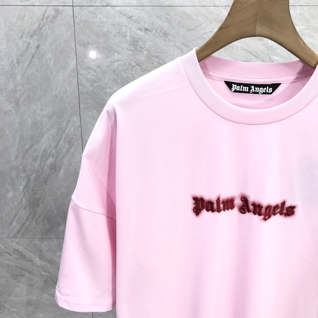 Palm Angels Neon Logo T-Shirt  - 