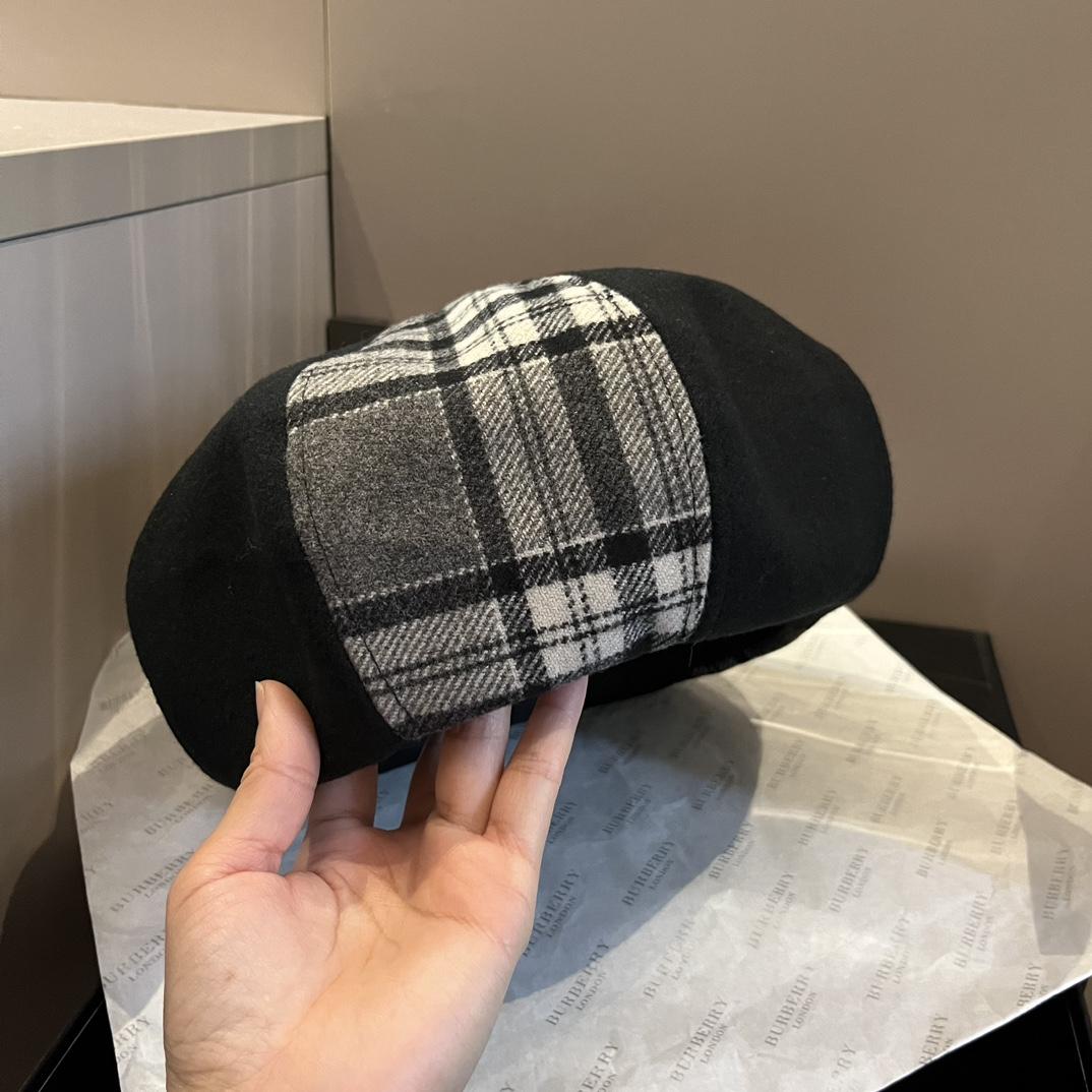 Burberry Beret Hat - 