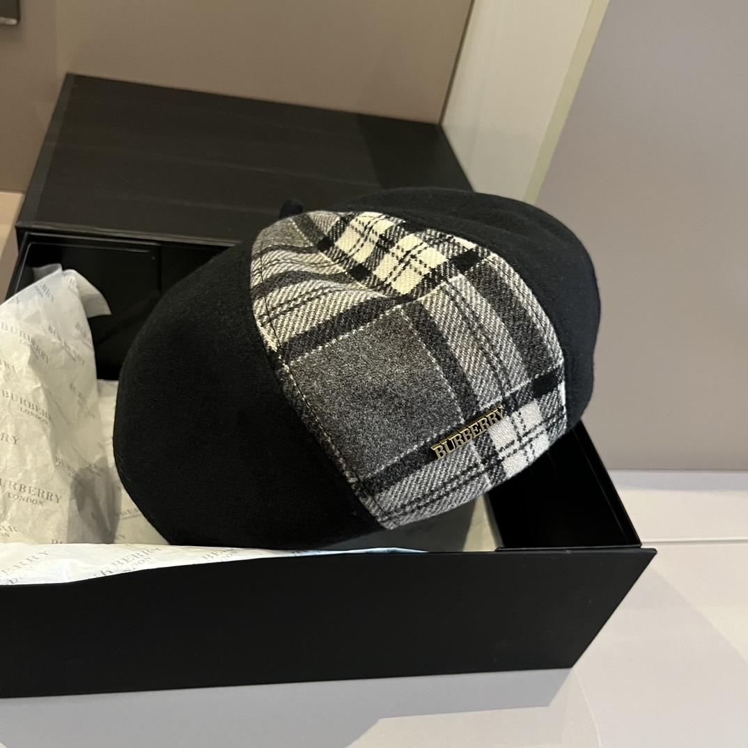 Burberry Beret Hat - 