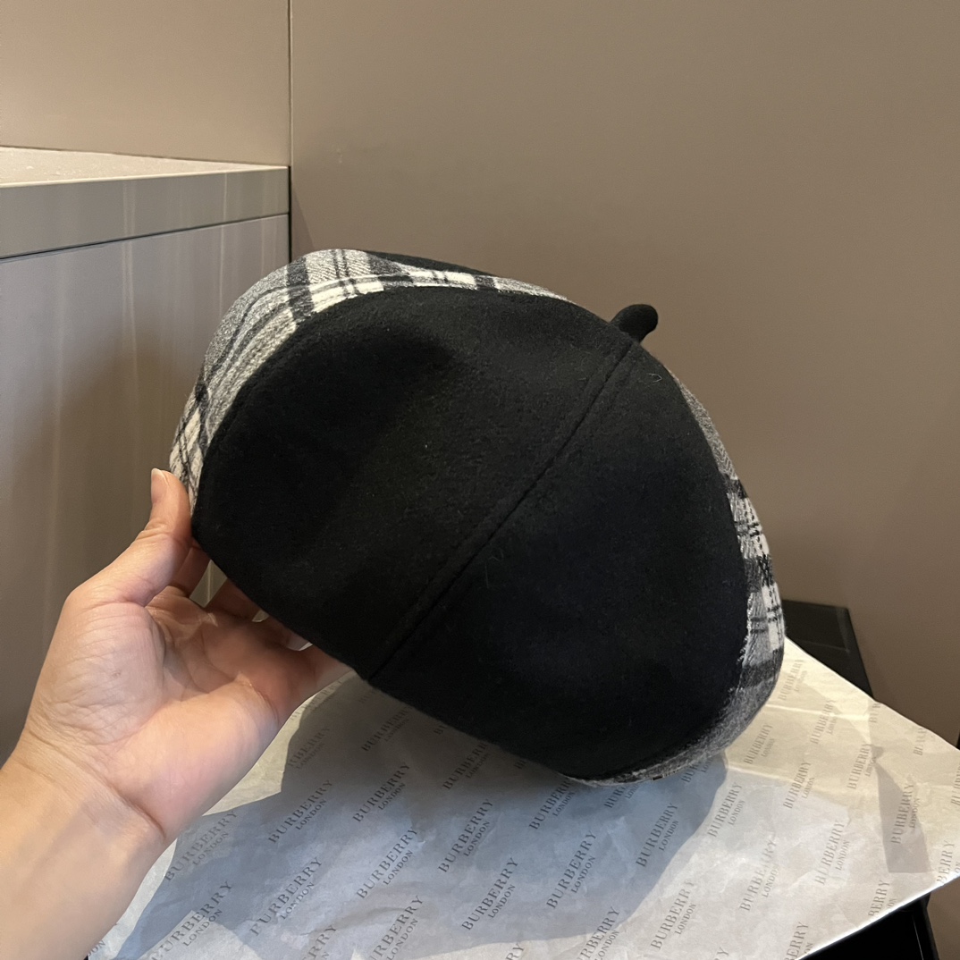 Burberry Beret Hat - 