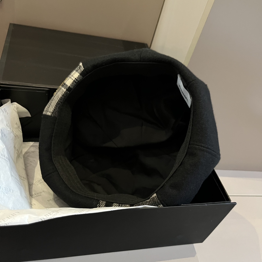 Burberry Beret Hat - 