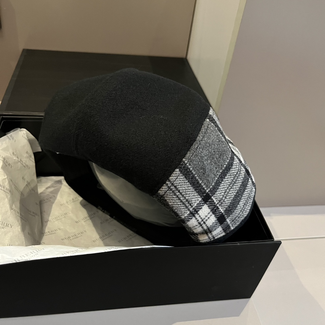 Burberry Beret Hat - 