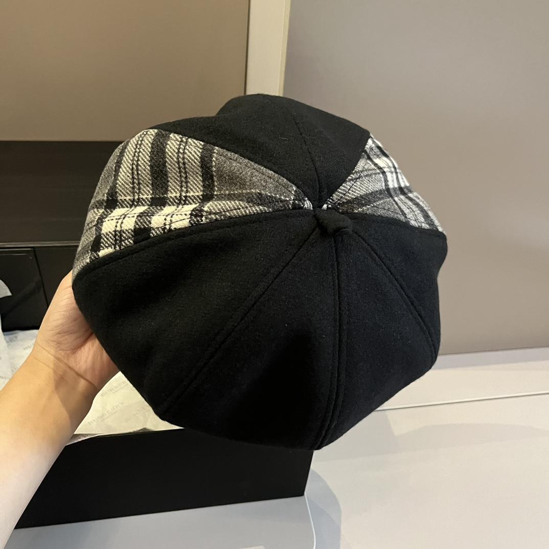 Burberry Beret Hat - 