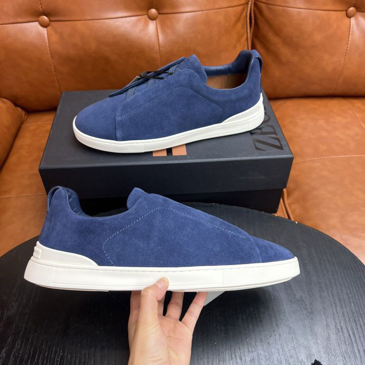 Zegna Suede Triple Stitch™ Sneakers - 