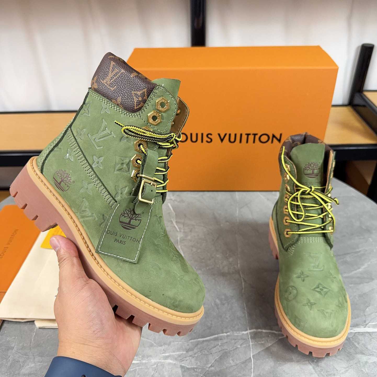 Louis Vuitton x Timberland Monogram Ankle Boot - 
