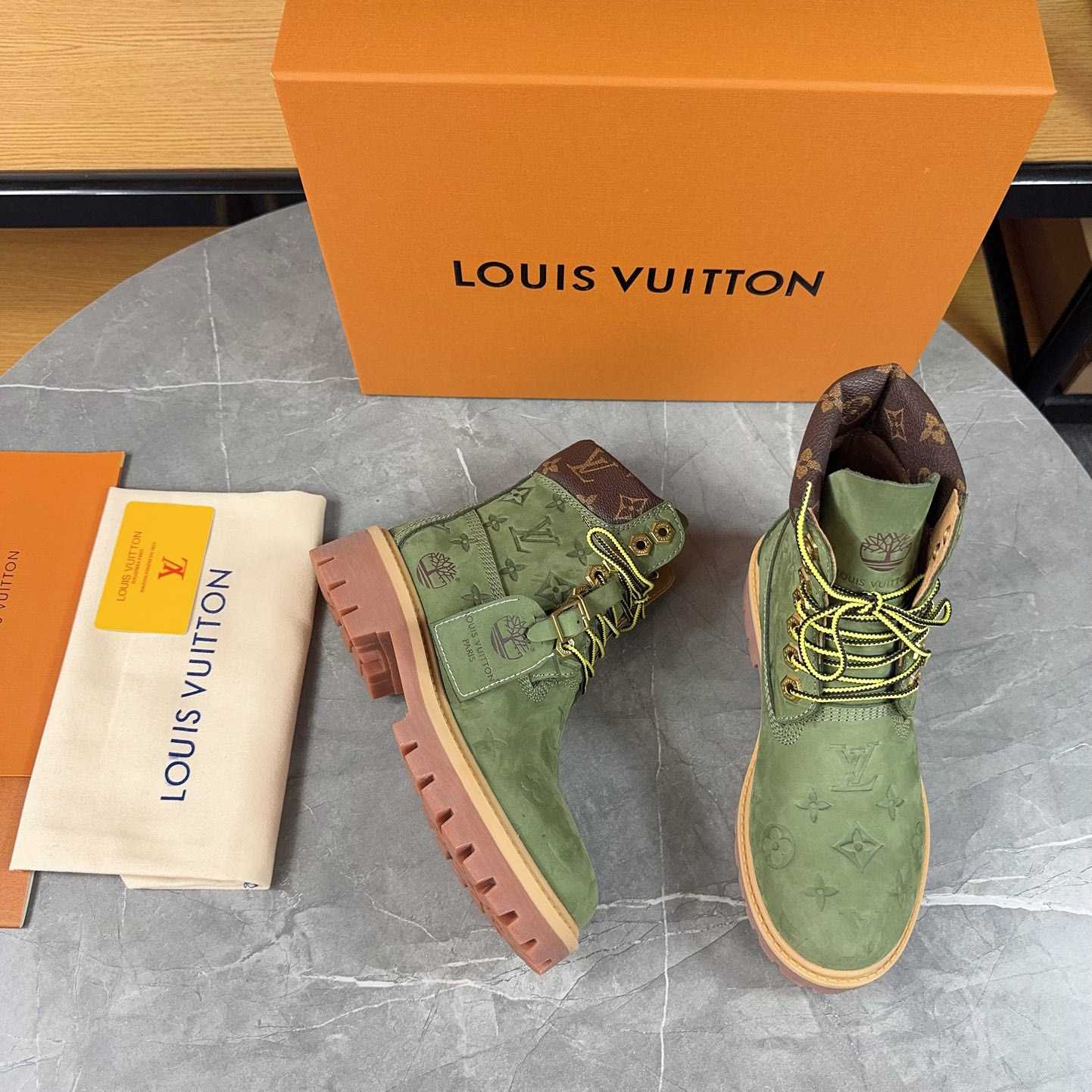 Louis Vuitton x Timberland Monogram Ankle Boot - 