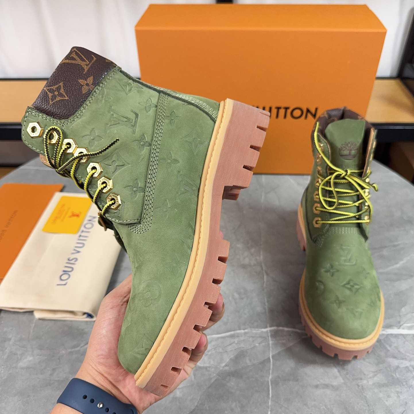 Louis Vuitton x Timberland Monogram Ankle Boot - 