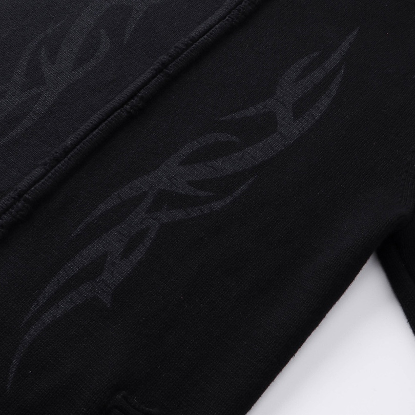Balenciaga Y2K Zip-Up Cardigan In Black  - 