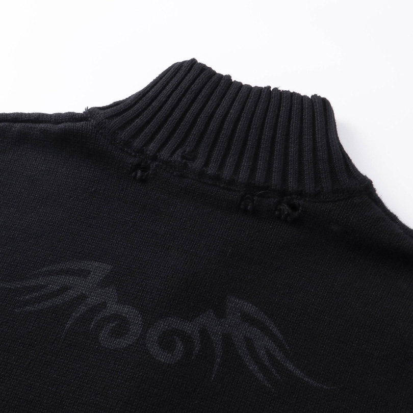Balenciaga Y2K Zip-Up Cardigan In Black  - 