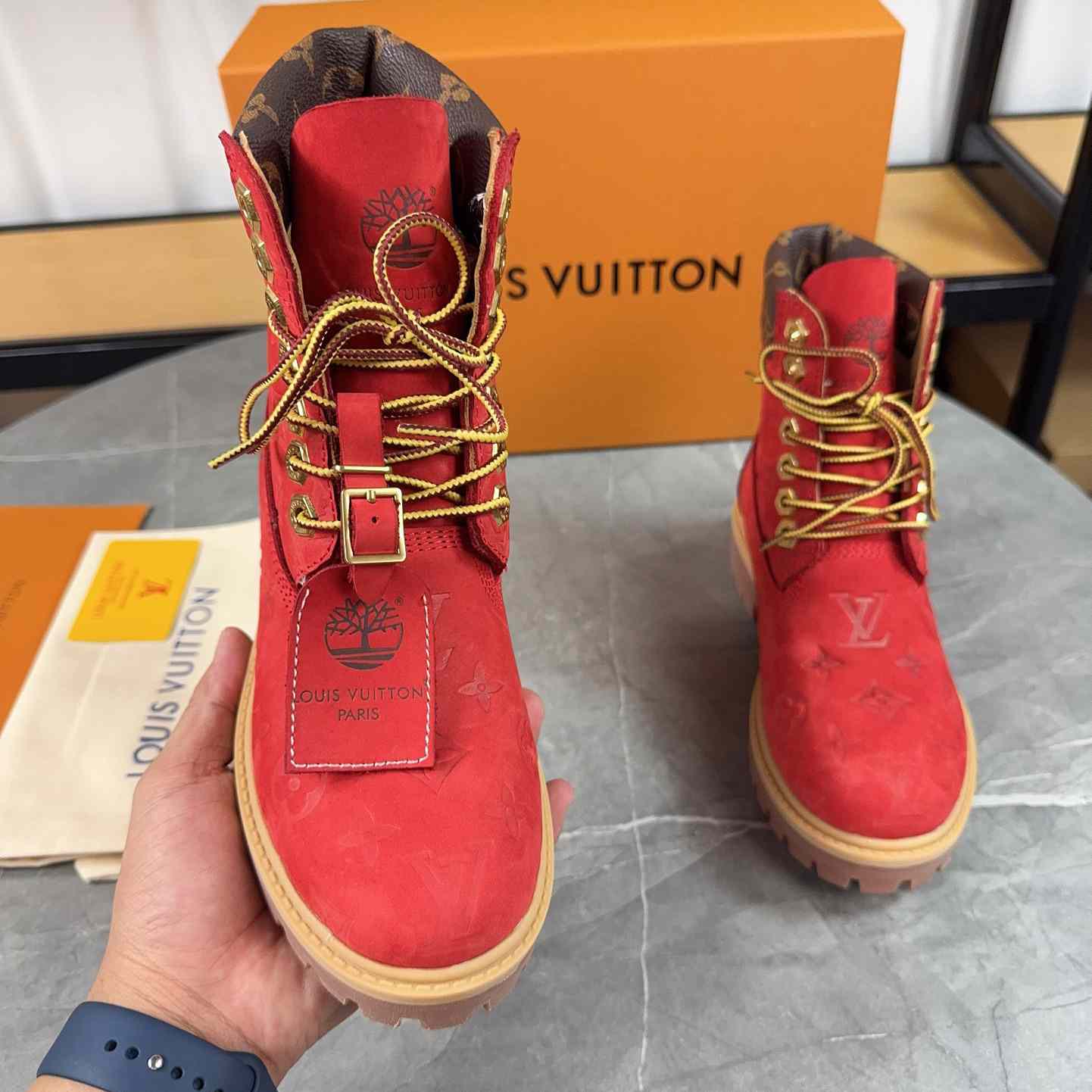 Louis Vuitton x Timberland Monogram Ankle Boot - 