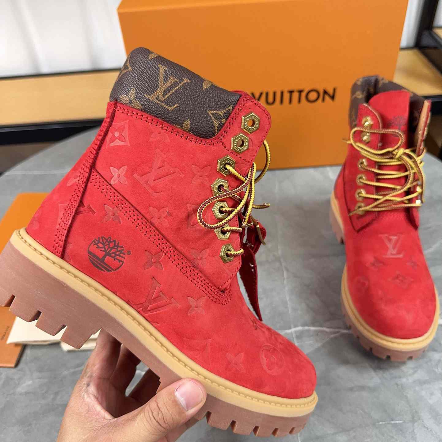 Louis Vuitton x Timberland Monogram Ankle Boot - 