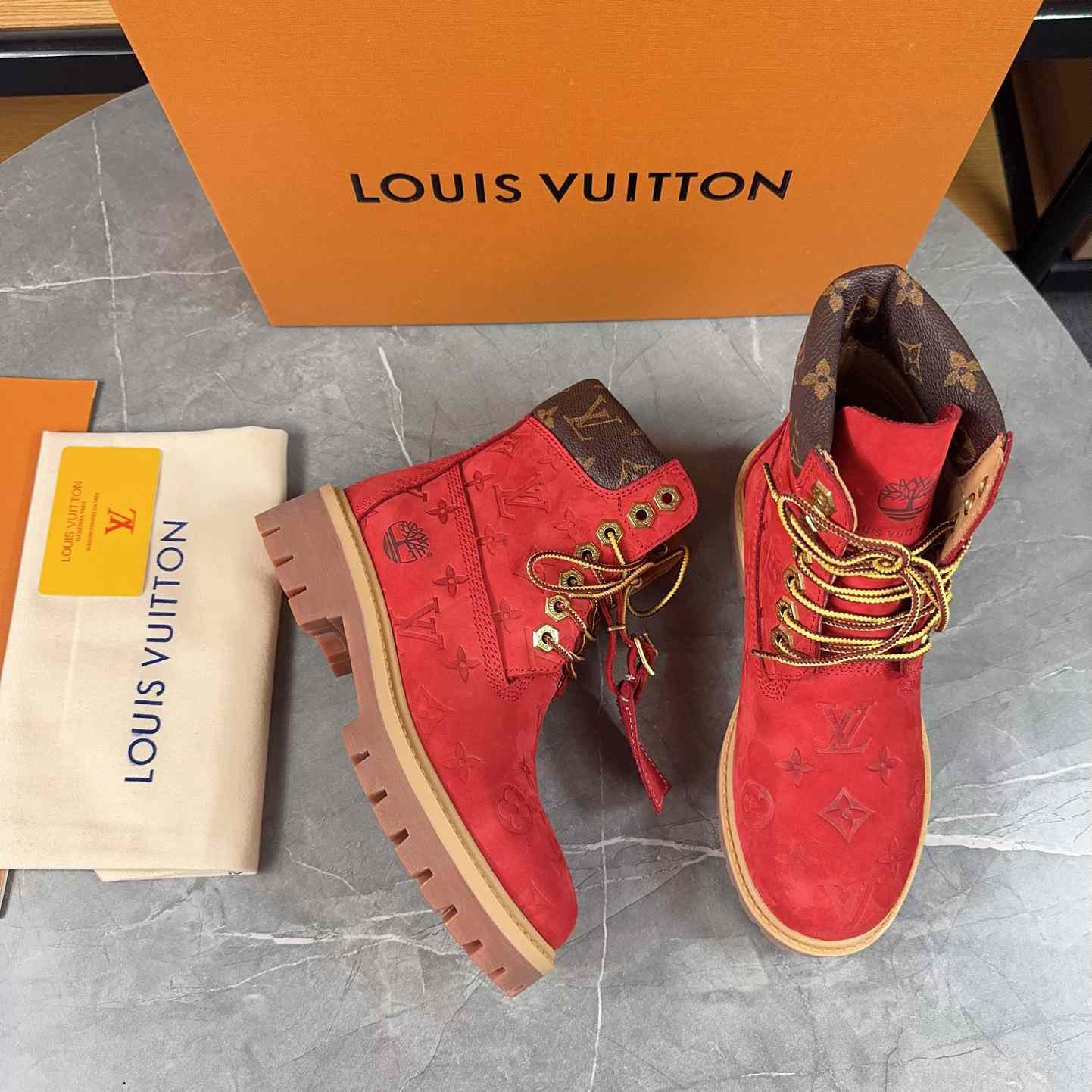 Louis Vuitton x Timberland Monogram Ankle Boot - 