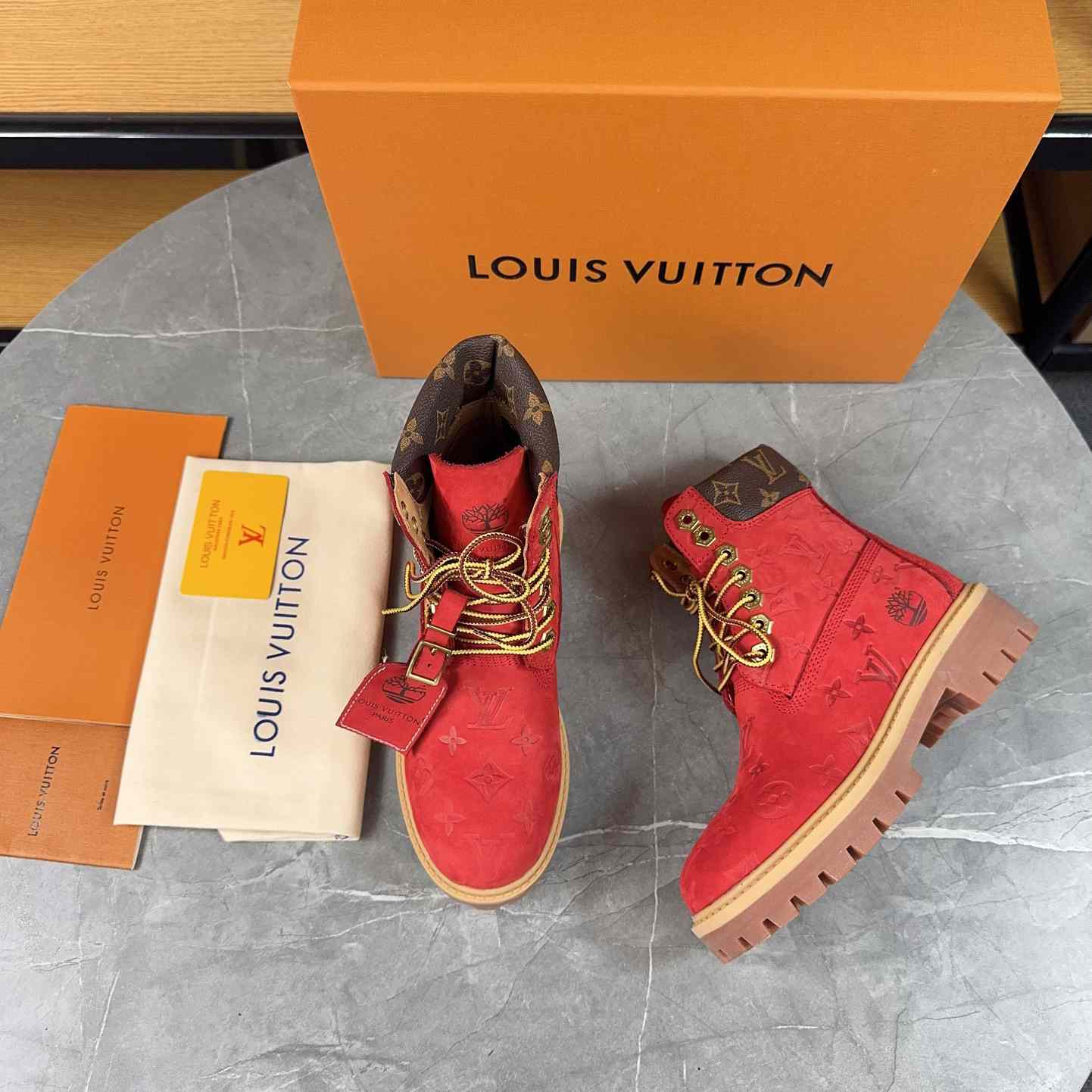 Louis Vuitton x Timberland Monogram Ankle Boot - 