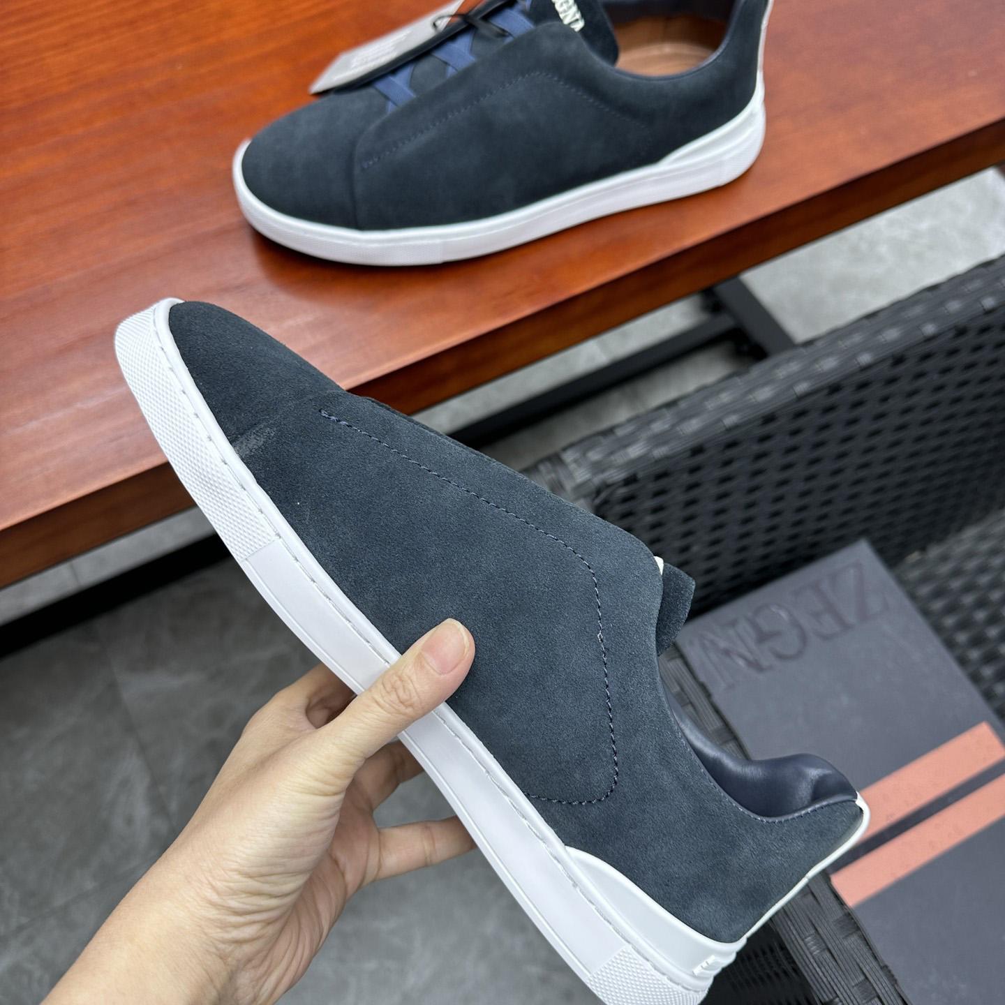 Zegna Suede Triple Stitch™ Sneakers - 