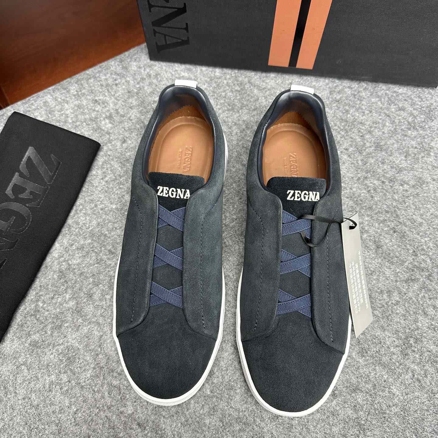 Zegna Suede Triple Stitch™ Sneakers - 