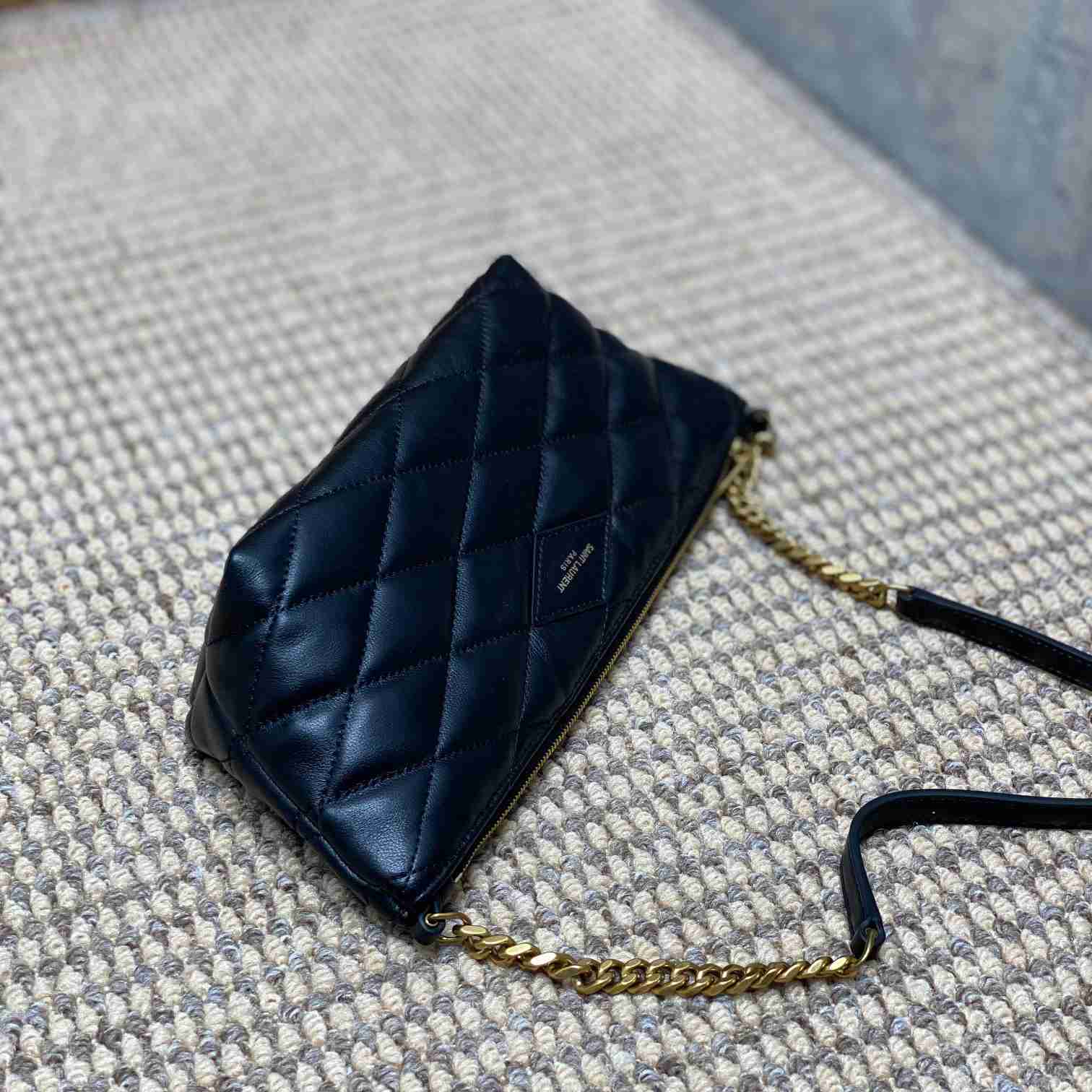 Saint Laurent Mini Bag In Quilted Lambskin - 