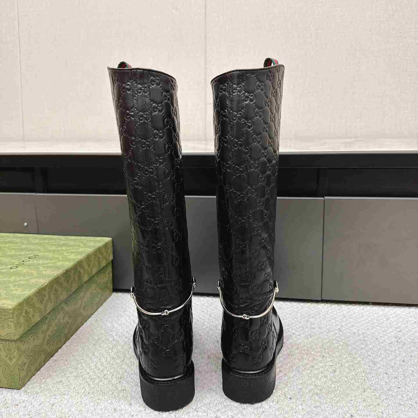 Gucci Women's Slim Horsebit Boot - 