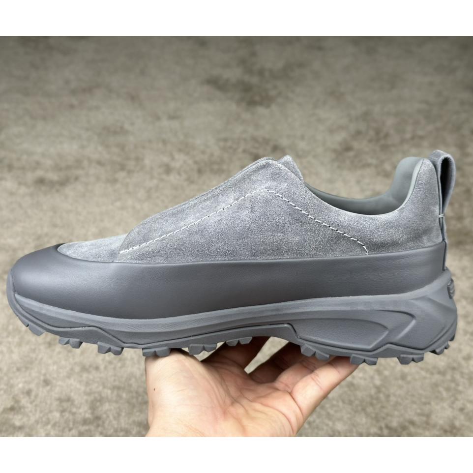 Zegna Suede And Leather Triple Stitch™ Monte Sneakers - 