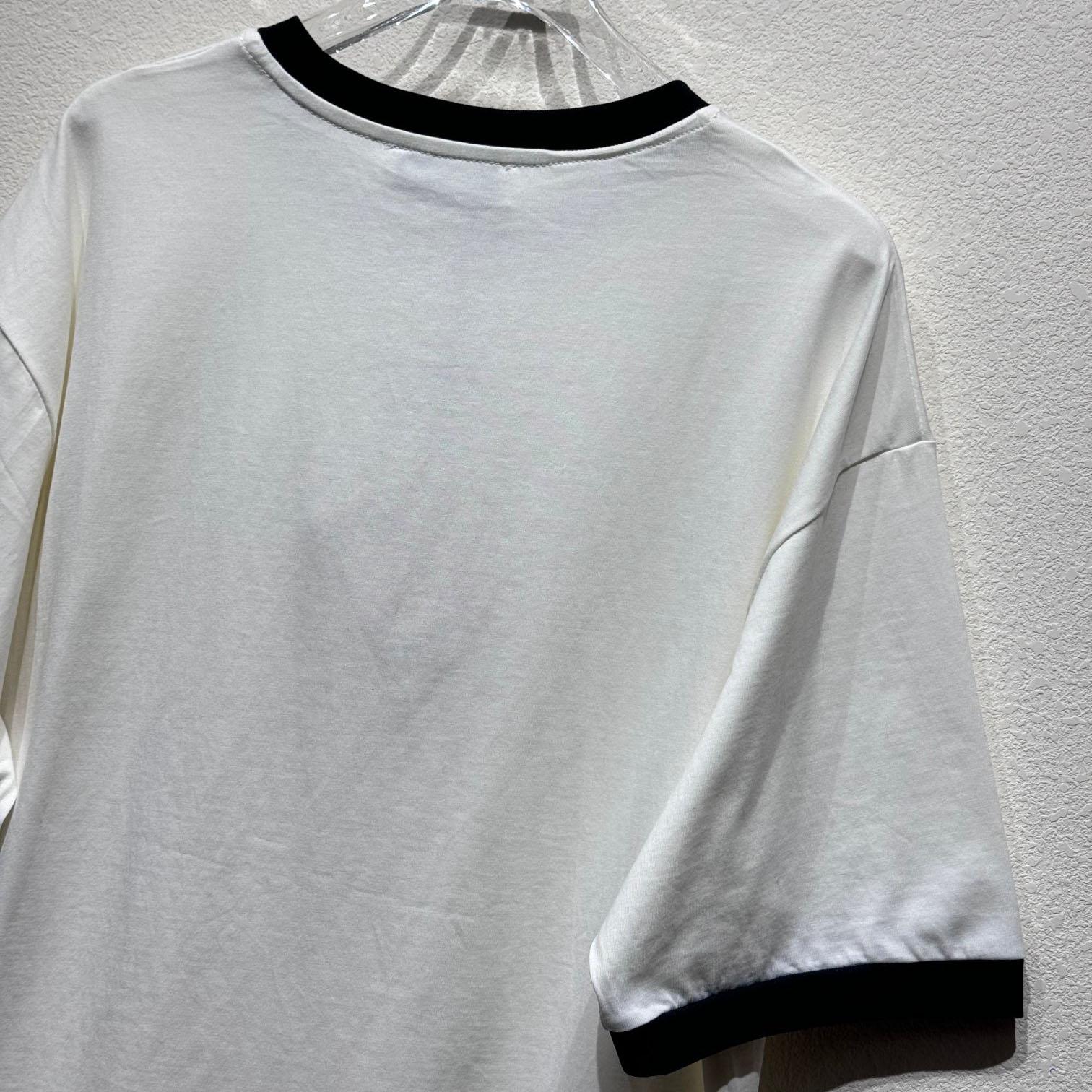 Miu Miu Logo Cotton T-shirt - 