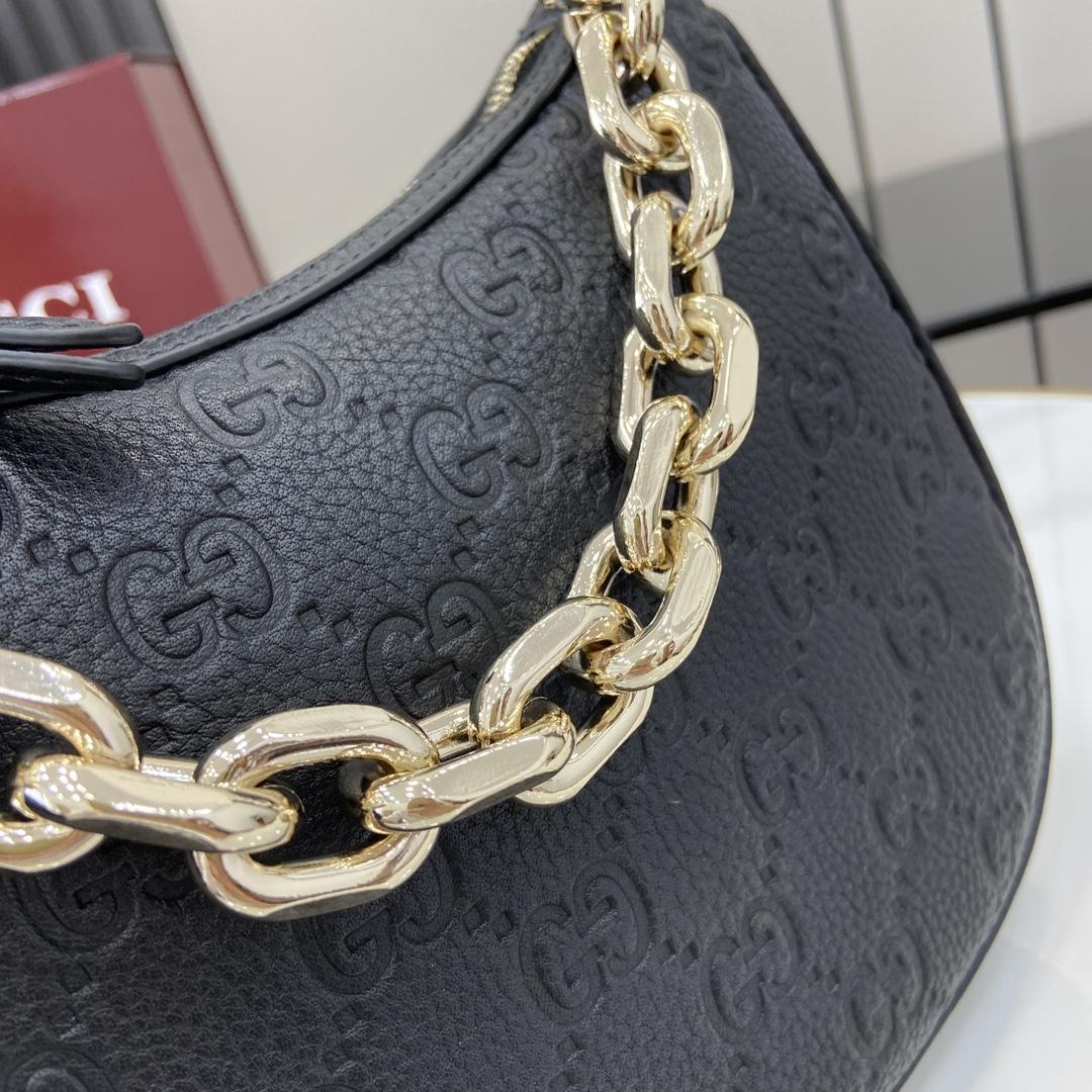 Gucci GG Emblem Small Shoulder Bag - 