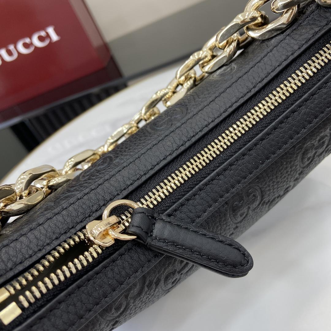 Gucci GG Emblem Small Shoulder Bag - 