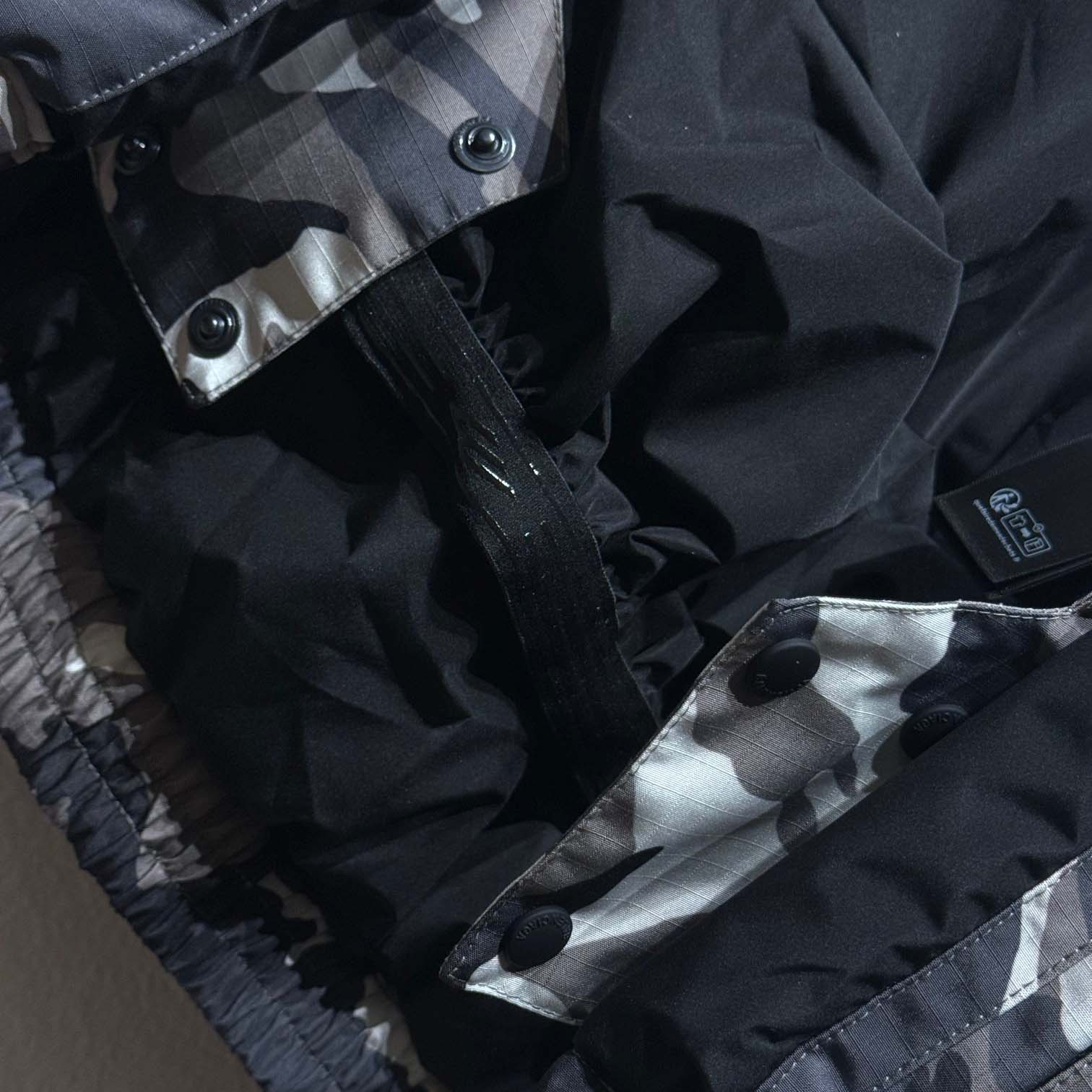 Balenciaga Camo Ski Parka In Grey  - 