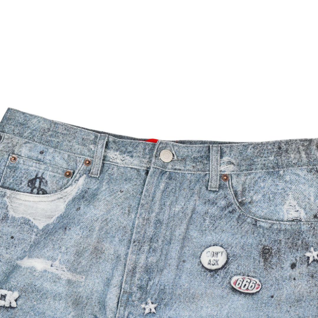 Supreme HJR Trompe L'oeil Loose Fit Jean 'Blue' - 