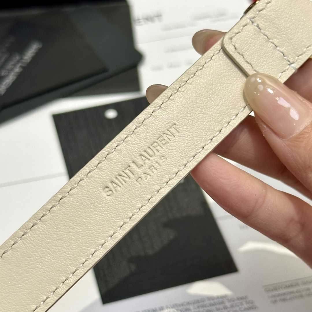 Saint Laurent Leather Belt     - 