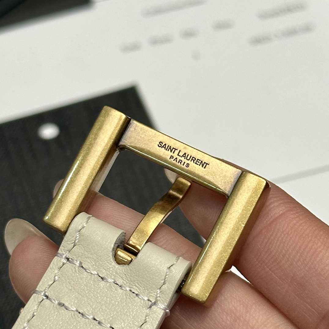 Saint Laurent Leather Belt     - 